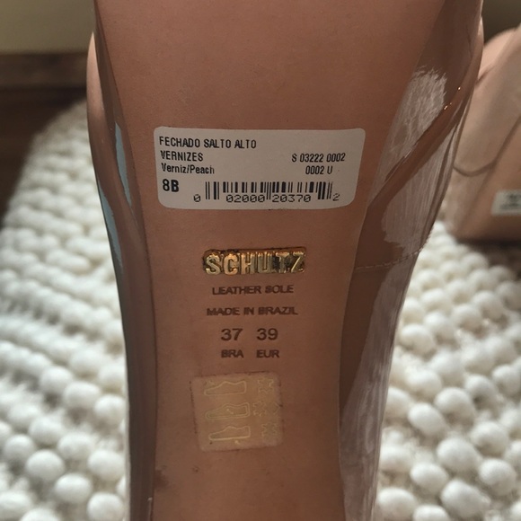 Beautiful verniz peach Schutz high heels - Picture 6 of 7